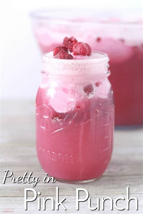 Pink Punch And Blue Punch Easy Baby Shower Recipes Simple