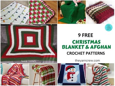 9 Free Crochet Christmas Blankets And Afghans The Yarn Crew