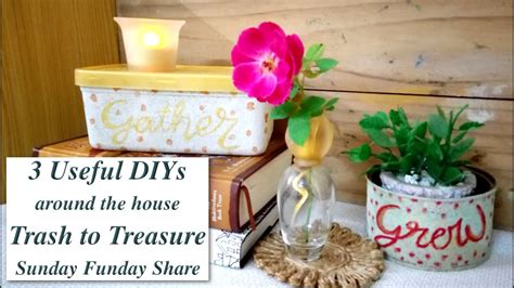 3 Trash To Treasure Useful Diy Projects For Farmhouse Home Recycled