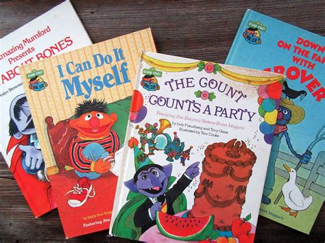 80s Sesame Street Book Club Books The Count Counts a Party | Etsy