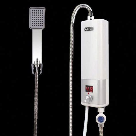 Tankless Electric Instant Hot Water Heater Bathroom Portable Shower