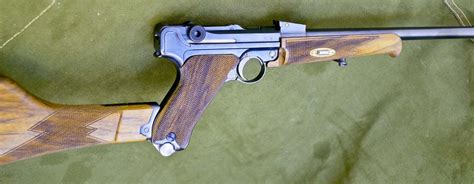 Mauser Luger Carbine 16 Inch 9mm G Date Lugerman