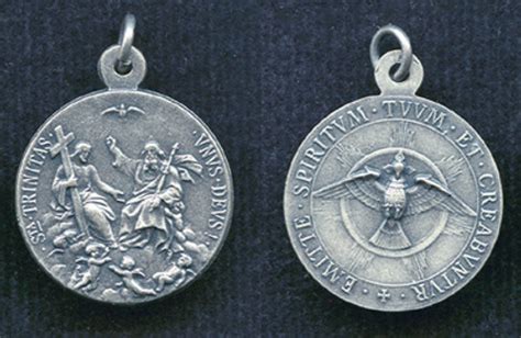 Sisters Of Carmel Holy Trinityholy Spirit Medal