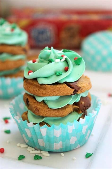These sugar cookies decorated with royal icing bring the joy of christmas and summer fun together in one cookie. Christmas Tree Cookie Stacks - Big Bear's Wife