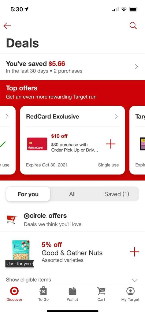 New Target Redcard Exclusive Offer 10 Off A 30 Purchase