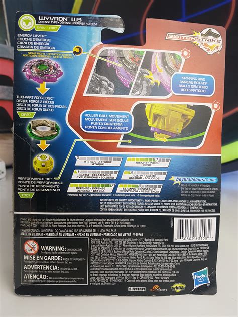 Wyvron W3 Hasbro Toupie Beyblade Burst évolution Spintop Battle
