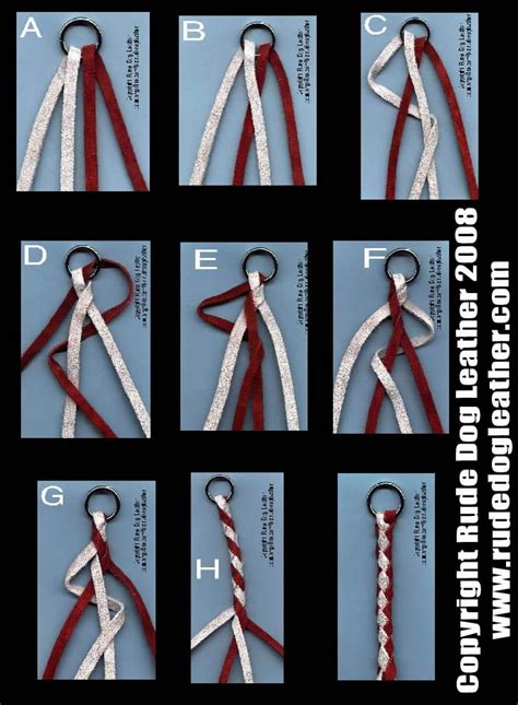 You alternate the top right and left cords in doing so and a braid will form. How To Braid Four Strands Of Paracord