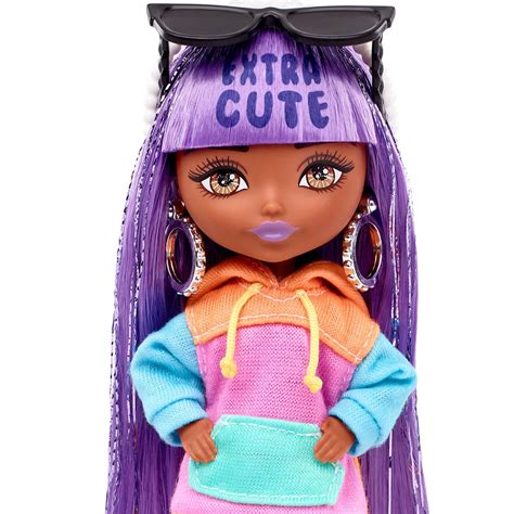 barbie extra minis doll with lavender hair ph