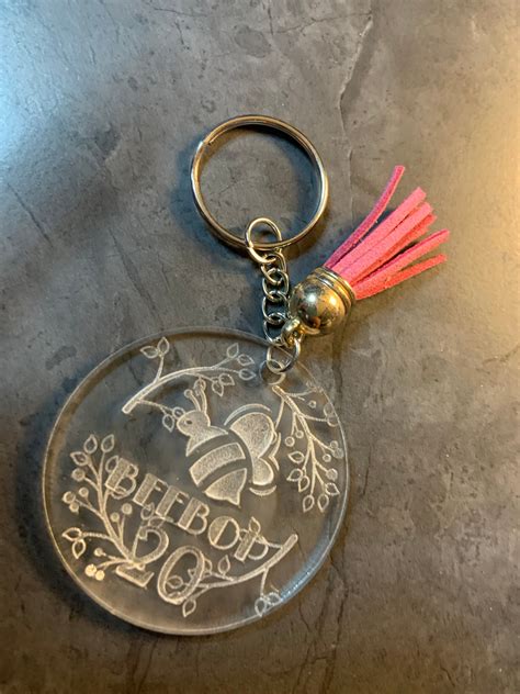 Personalized Key Chain can add colors | Etsy