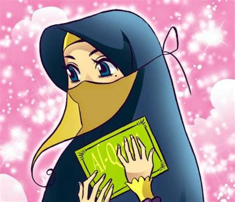 Foto Cewek2 Cantik Lucu Berhijab Kartun 10 Gambar Kartun Muslimah