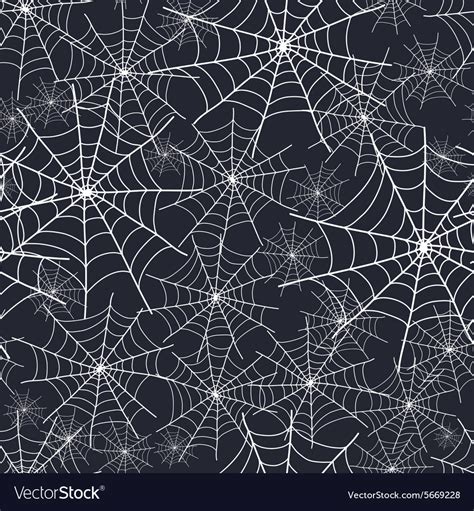 Spiderweb Halloween Texture Seamless Royalty Free Vector
