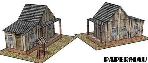 Papermau Old Country House Paper Model Beta Version By Papermau