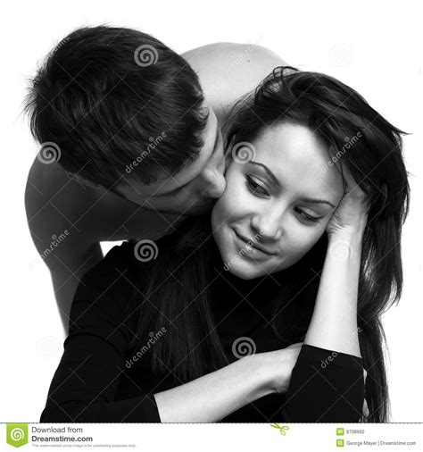 Fashion Portrait Of Young Lovers Stock Photo - Image of married ...