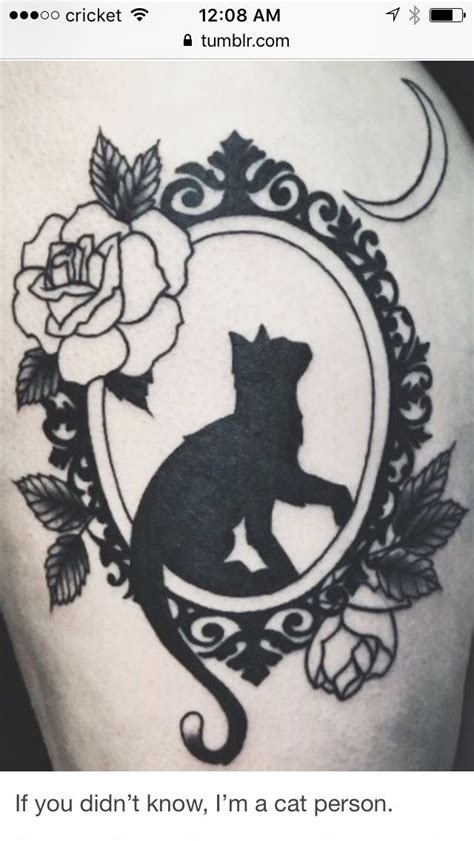 Tattoo Trends Black Cat Tattoo Design Add Paw Prints