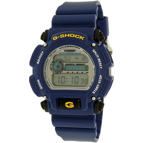 Casio G Shock Mens G Shock Dw9052 2 Blue Resin Quartz Watch