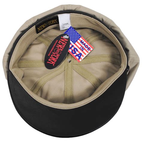 New York Hat Company Brando Cotton Canvas Cap Newsboy Caps