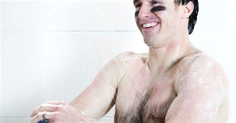 Drew Brees Showers Shirtless In Dove Ad PHOTOS VIDEO Football Players