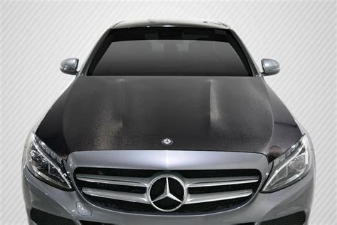 Carbon Fiber Hood Body Kit For 2017 Mercedes C Class 0 2015 2019