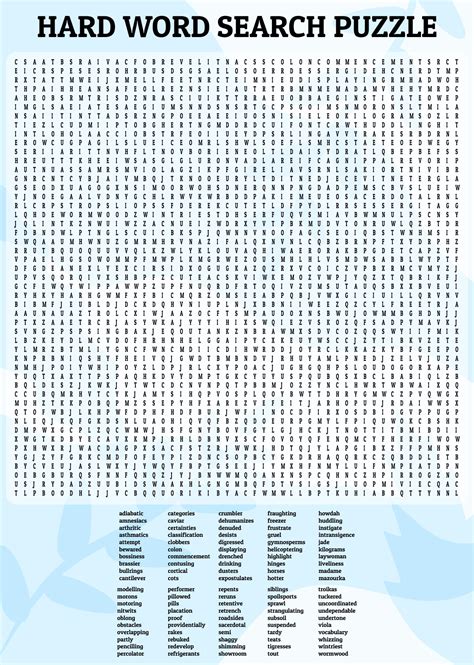 Best Images Of Extremely Hard Word Search Printable Vrogue Co