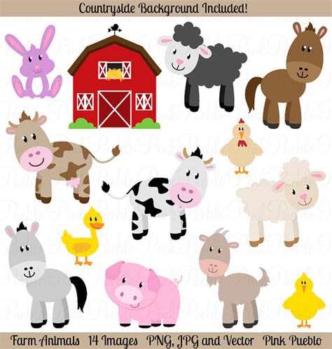 Farm Animals Clipart Sets 20 Free Cliparts Download Images On