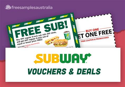 1st june to 30th june 2021 : Subway Vouchers Australia 🔥 June 2021