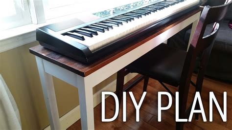 Make An Electronic Pianokeyboard Stand Sketchup