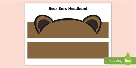 Bear Ears Headband Teacher Made Twinkl