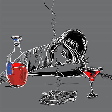 Drunk Passed Out Drawings Illustrations Royalty Free Vector Graphics