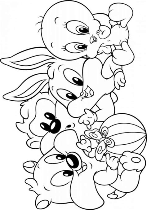 Baby Looney Tunes 60 Ausmalbilder Disney Coloring Pages Cute