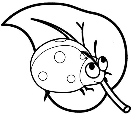 Then, it is time for you to find out the coloring page of ladybug for your children. Adorable red wings and black spots of ladybug coloring ...