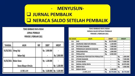 Jurnal Pembalik Pengertian Fungsi Manfaat Dan Contohnya - Riset
