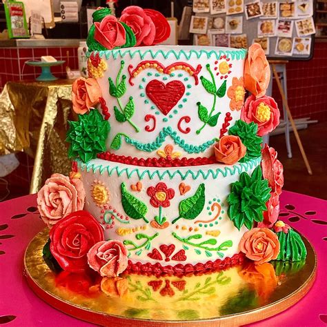 Share 68 Mexican Embroidery Cake In Daotaonec
