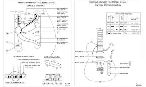 Fender Nashville Telecaster Wiring Diagram