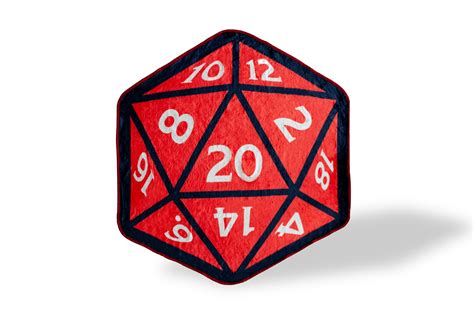 Just Funky Dungeons And Dragons D20 Fleece Throw Blanket 20 Sided