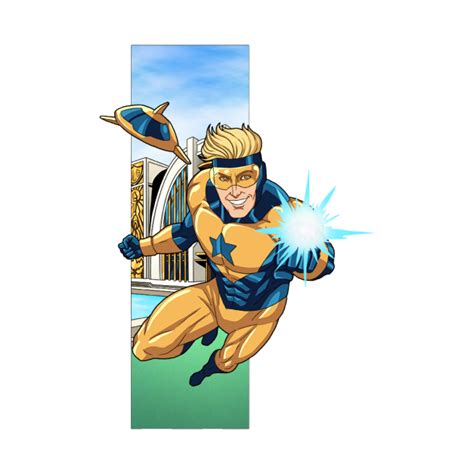 Booster Gold And Skeets Justice League International Series Dc Comics