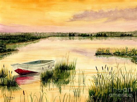 Chesapeake Marsh Painting By Melly Terpening Fine Art America
