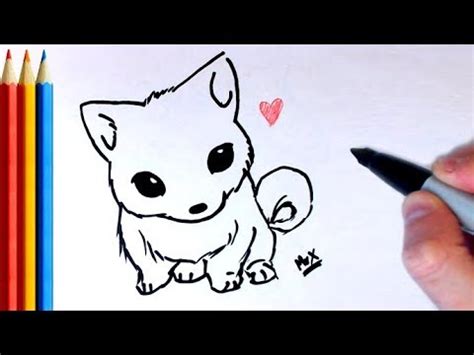 Learning how to make a simple and easy wolf drawing, or any other animal, helps kids increase their imagination, enhance their fine motor and coordination skills, and develop a healthy way of displaying their emotions. How to Draw Cute Cub / Wolf / Husky - Step by Step ...