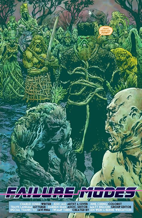 Weird Science Dc Comics Swamp Thing 39 Review And Spoilers