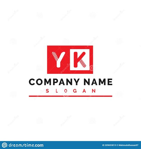 Yk Logo Design Yk Letter Logo Vector Illustration Vector Stock