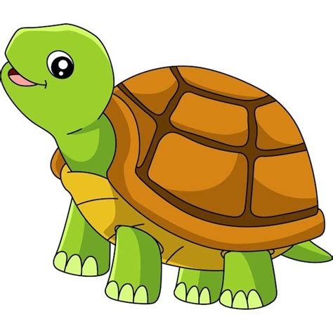 Turtle Cartoon Clipart Vector Illustrati Premium Vector Freepik