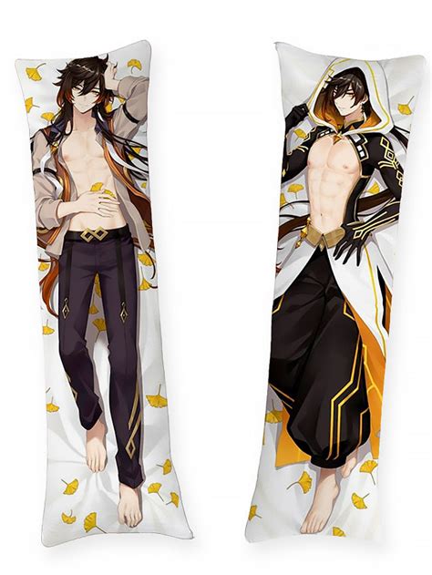 Zhongli Genshin Impact Body Pillow Dakimakura Anime Body Pillow