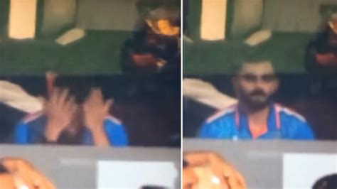 Watch Video Virat Kohli Slaps His Head In Frustration In Dressing Room Video Goes Viral