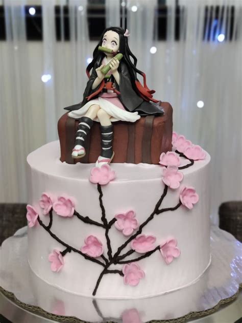 Pastel De Nezuko Anime Cake Pretty Birthday Cakes Birthday Cake