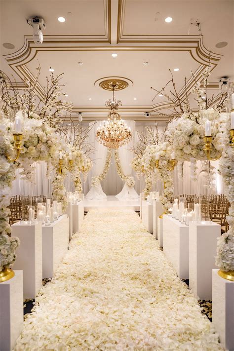 Ivory And Gold Greenery Ivory Wedding Decor Wedding Aisle Decorations