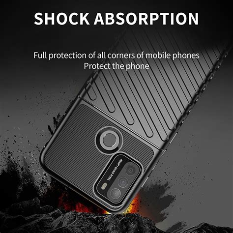 For Motorola Moto G50 Thunderbolt Shockproof TPU Protective Soft Case