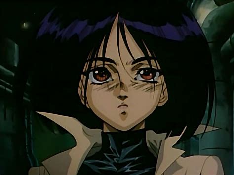 Gally aka battle angel alita with a new outfit and weapon. Gunnm (Battle Angel alita) - Gally | Battle angel alita, Angel manga, Anime