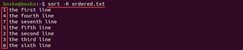 Linux Sort Command With Examples