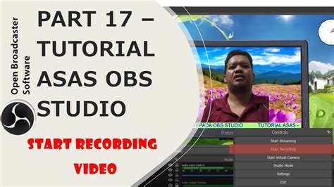 Part Obs Studio Start Recording Cara Terbaru Setting Start