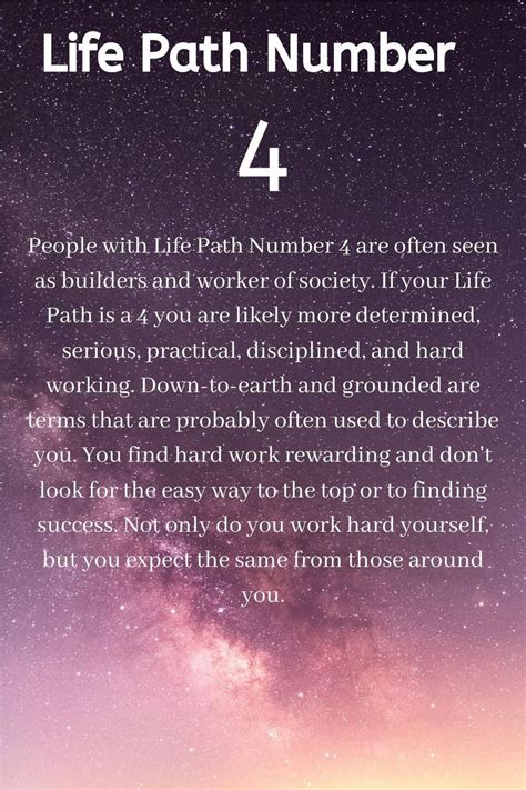 What Is The Meaning Of Life Path Number 4 Numerology Life Path Number