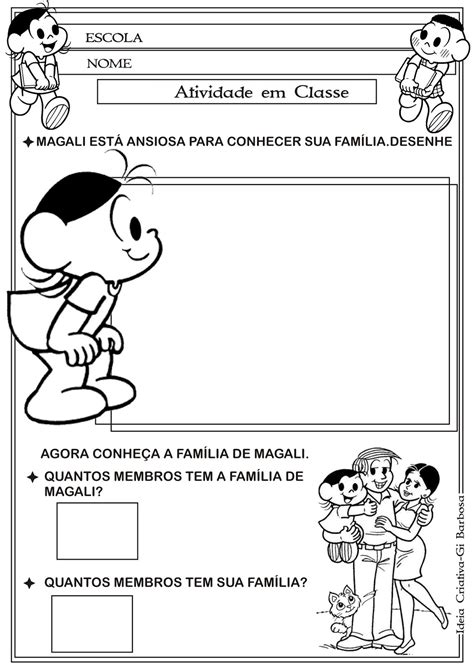 Atividades Sobre Identidade 4 Ano